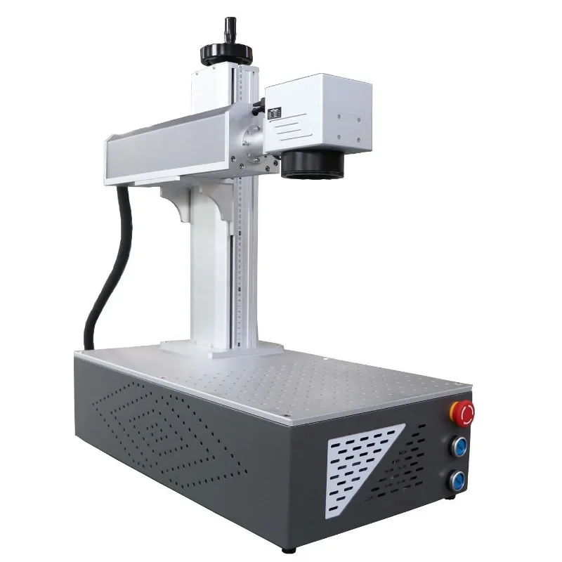 50W Fiber Laser Marking Machine for Beverage Bottle Pen Metal Plastic