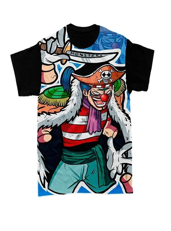 Bandai IP Tee with Popular Anime Character Art. Express Your Anime Taste and Show Your Fandom Identity. Quick Dry Breathable.