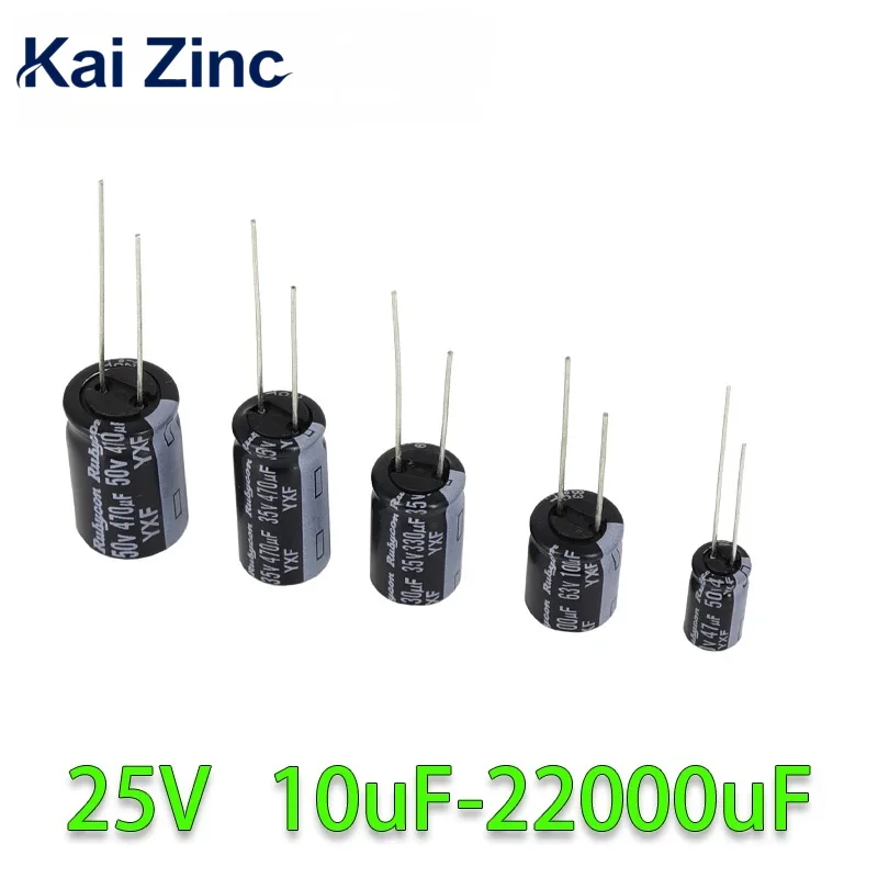 

25 В алюминиевый электролитический конденсатор 10 мкФ 22 мкФ 33 мкФ 47 мкФ 100 мкФ 220 мкФ 470 мкФ 680 мкФ 1000 мкФ 3300 мкФ 4700 мкФ 6800 мкФ 22000 мкФ