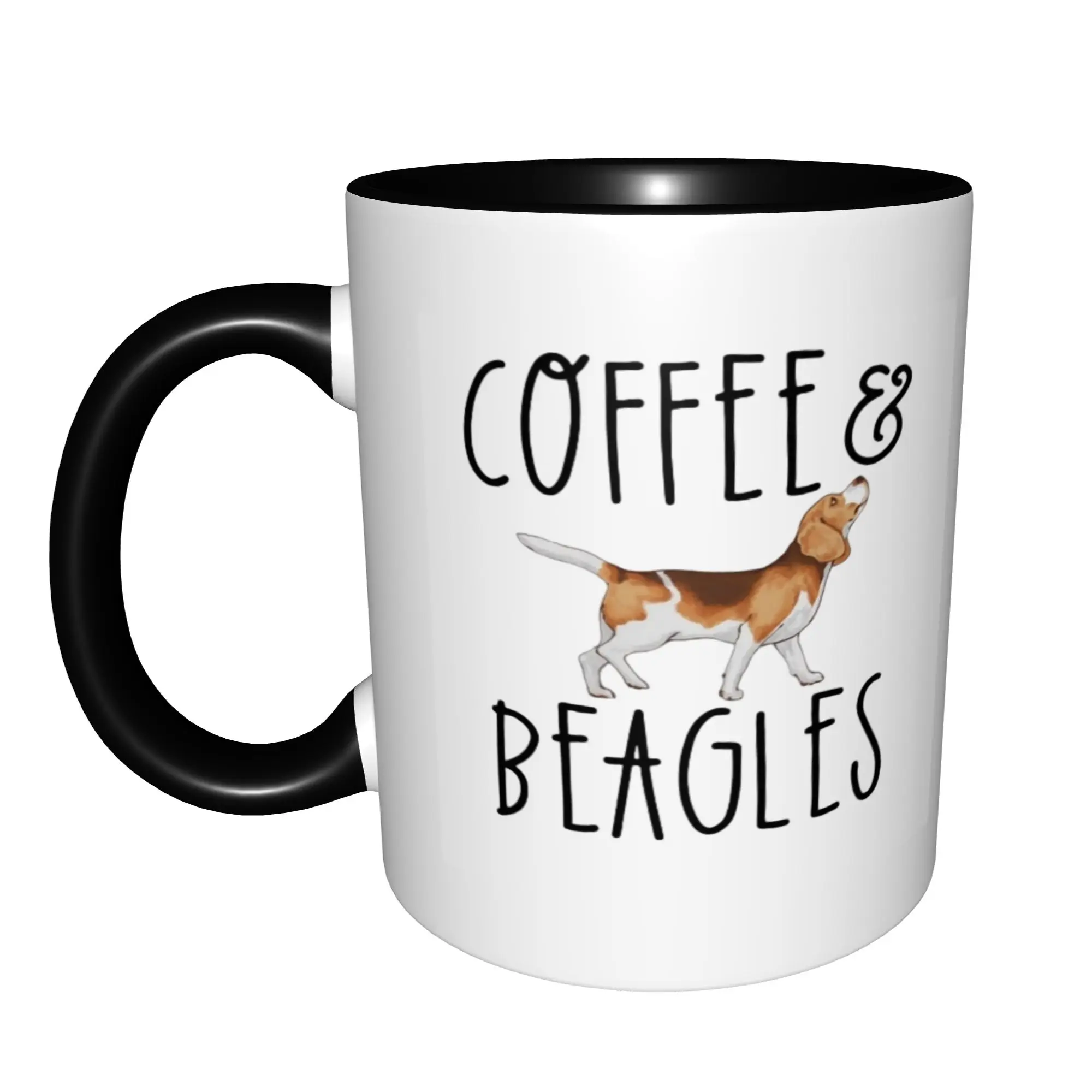 Cute Beagle Mom Beagle Dad Dog Lover Funny Beagles Owner Gift Coffee Mugs For Birthday Coffee Mugs Ceramic Tea Cups 11oz 