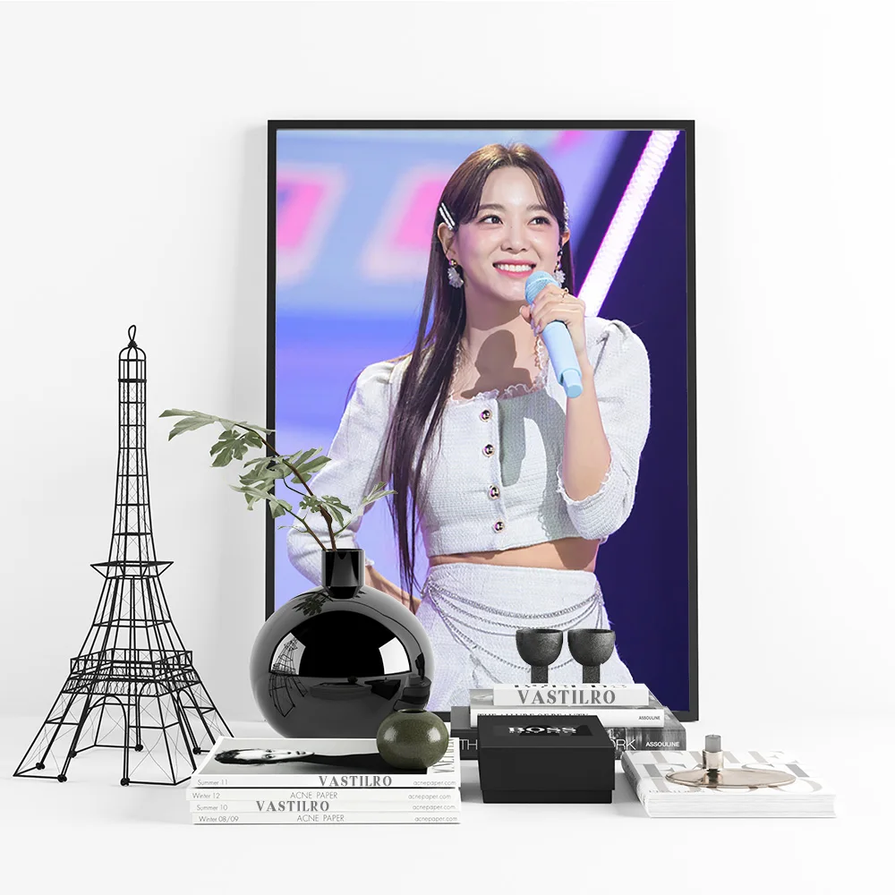 كيم سي جيونغ ستار الفن طباعة المشارك المغني الممثلة قماش اللوحة غرفة المعيشة ديكور المنزل ملصقات جدار