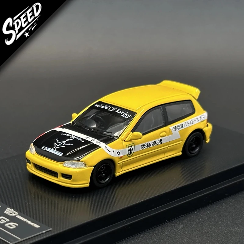 

SW В наличии 1:64 CIVIC EG6 НЕТ хорошая коллекция литых моделей автомобилей, миниатюрные игрушки, уличное оружие