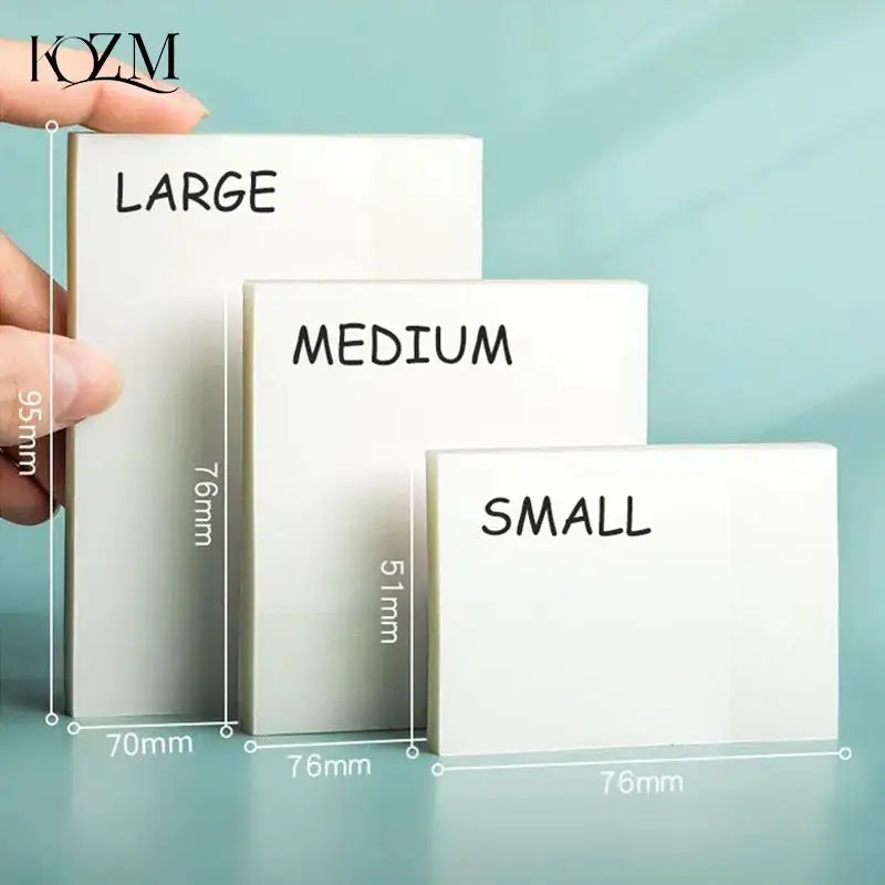 

50 листов, прозрачные наклейки для заметок, канцелярские принадлежности