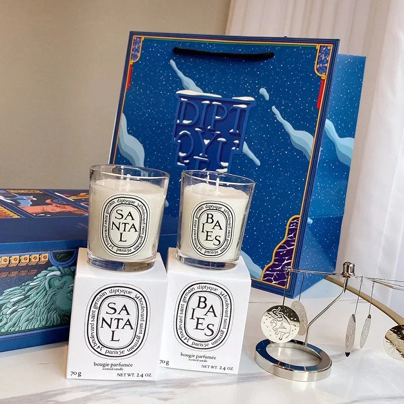 New Light Luxury High Diptyques Aromatherapy Candle Set Romantic Unique Box For Party Valentine's Day Decor Wedding Limited Gift