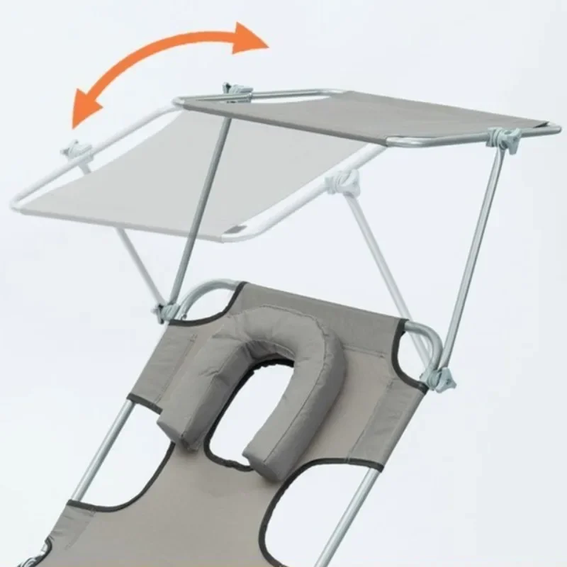 

Outdoor Folding Lounge Chair Professional Health Preservation Sunbathing Back Special Chair Multi-functional Camping Equipment