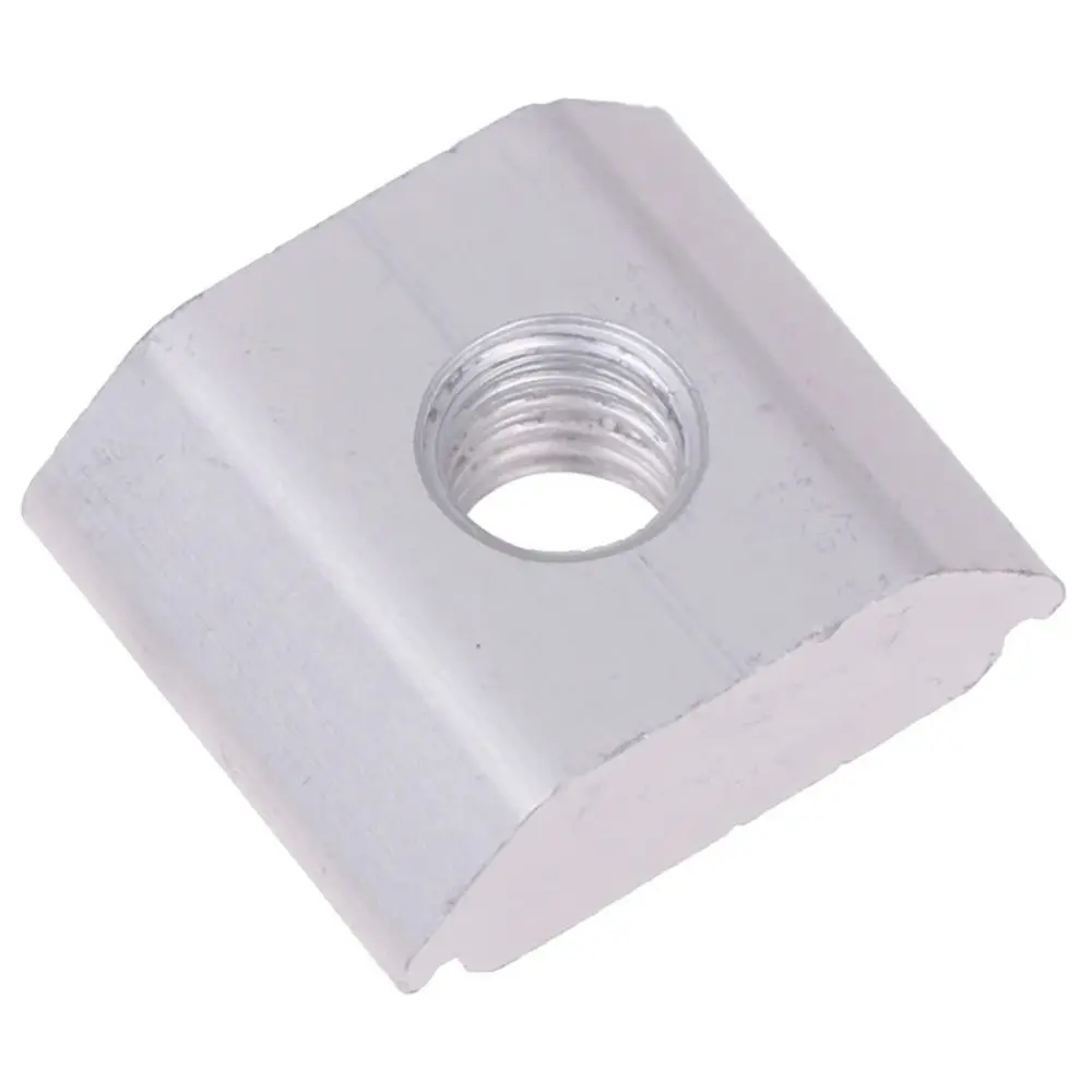 5Pcs Aluminum Alloy Material Solar Panel Mounting Bracket Corrosion Resistant Sliding T-Slot Design PV Mid & End Clamp