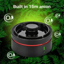 Smart Ashtray Usb Ceramic with Smoking Filter Multi-functional Second-hand Smoke Removal Desktop Negative Ion Purifier