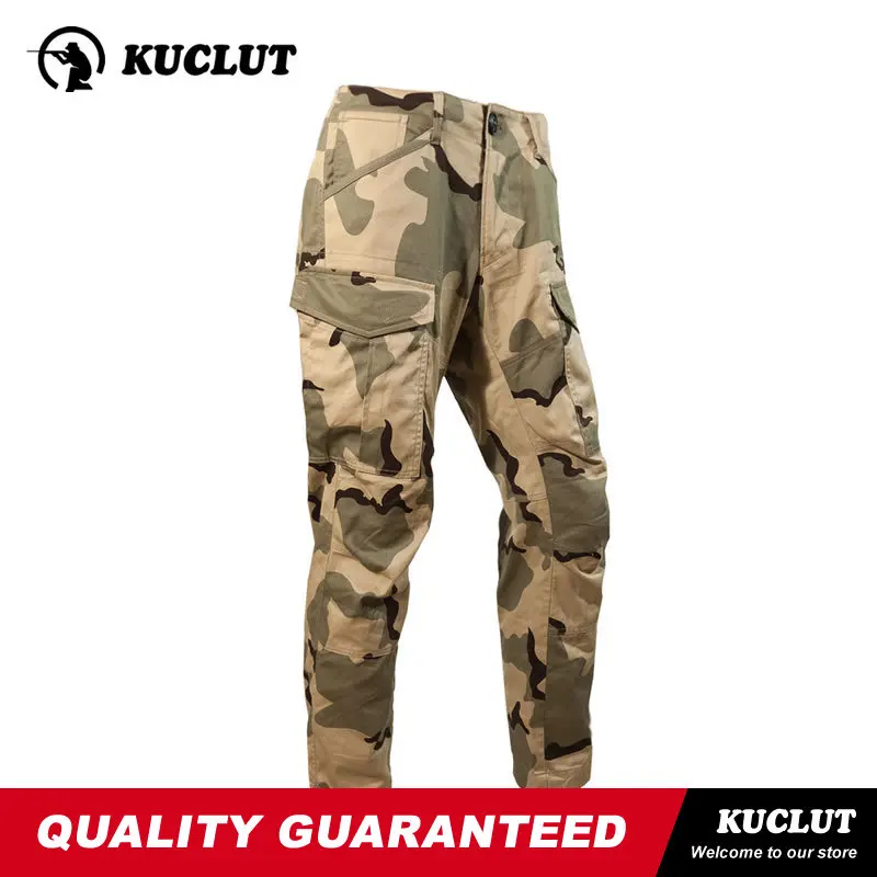Picture 3: Tactics Camo Man Spring Autumn Pants Multi Pocket Wear-resistant Elastic Breathable Trousers Training Outdoors Camping Pantalons