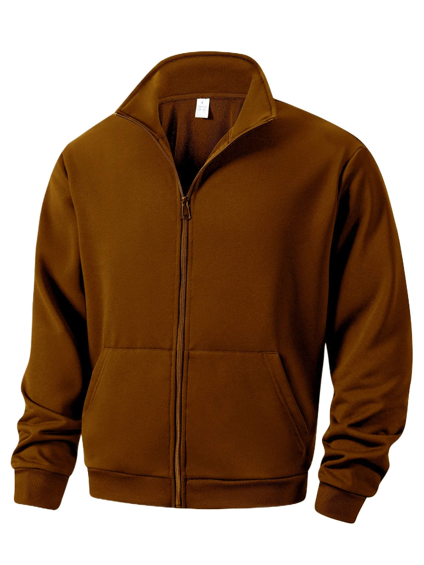 Męskie bluzy jesienne z długim rękawem, kurtka zapinana na zamek, męska kurtka sportowa outdoorowa, dopasowany krój, wiatroodporny płaszcz, odzież męska.