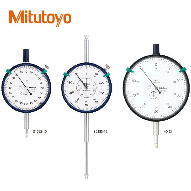 Japón Mitutoyo puntero de esfera grande medidor de carrera larga 3109S-10 3050SB 3052A 3060S