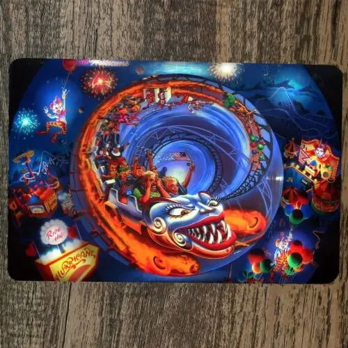 The Hurricane 8x12 Metal Wall Sign Video Game Arcade Poster sign
