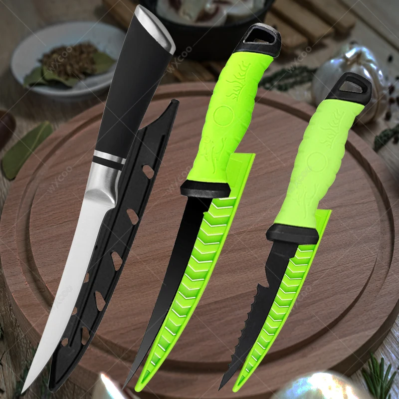 Professional Fish Filleting and Scaling Knife Stainless Steel Boning Knife Exquisite Household Kitchen Knife 1-3pcs