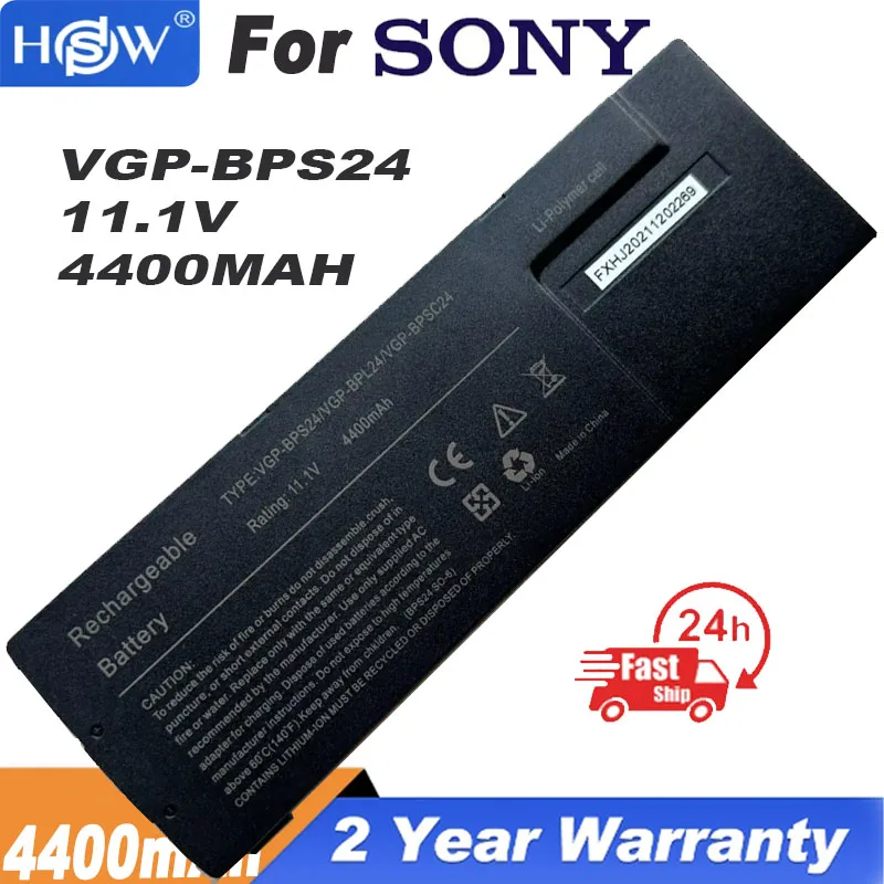 

VGP-BPL24 VGP-BPS24 Laptop Battery For SONY VAIO SVS13 SVS1311 SVS15 SVS1511 VPCSA VPCSB VPCSC VPCSD VPCSE 11.1V 49Wh