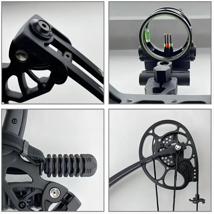 قوس مركب سحب الوزن 070 رطل للسحب للمبتدئين والآرتشر المتوسط قابل للتعديل بالكامل 19.2531 مع جميع الملحقات حتى