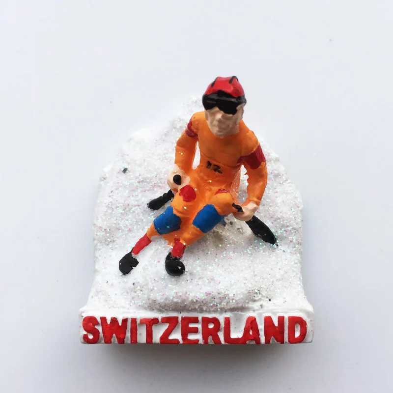 Switzerland Travelling Fridge Stickers Jungfrau Lake Lucerne Tourism Souvenirs Fridge Magnets Home Decor Wedding Gifts