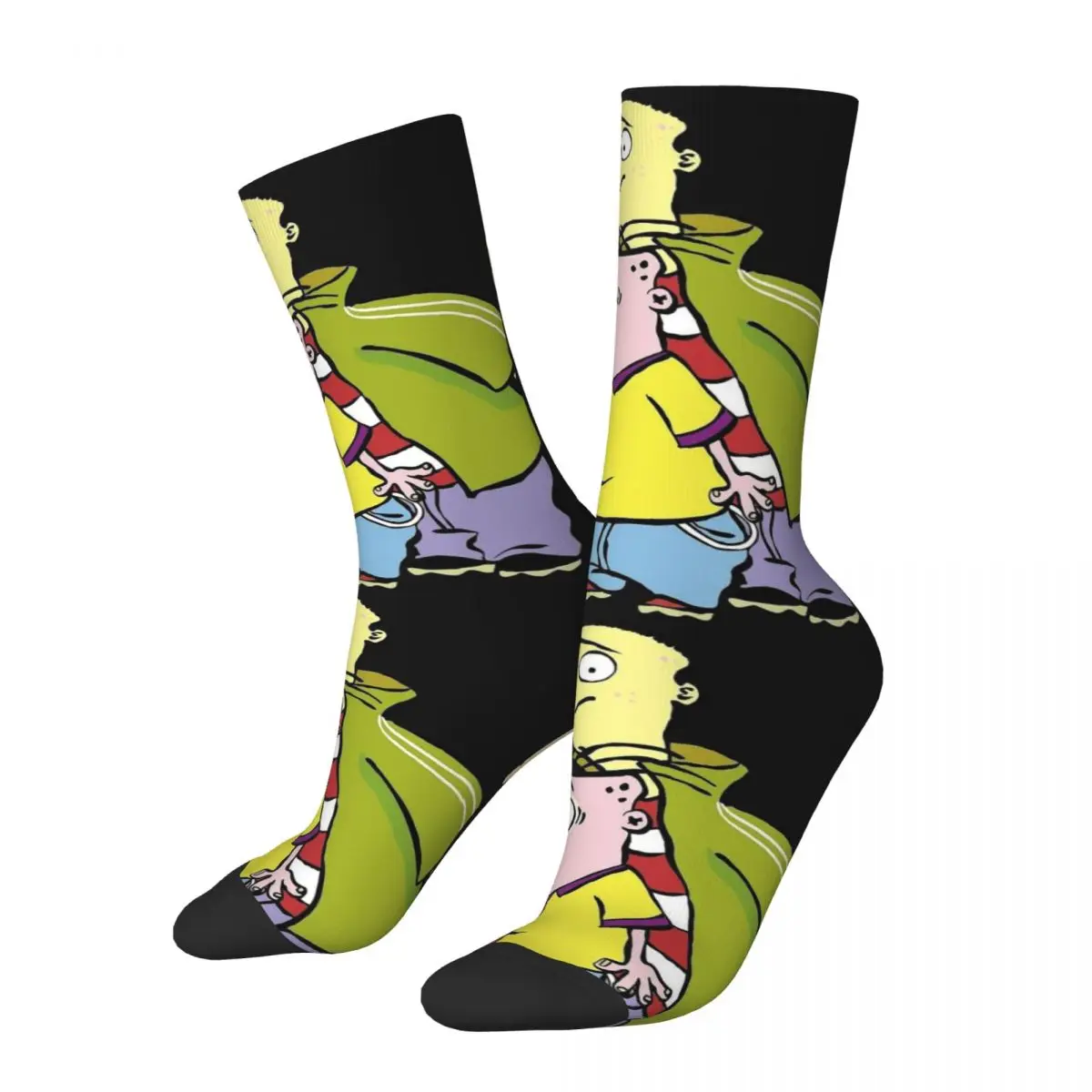 Calcetines Vintage de dibujos animados para hombre, calcetín con estampado de Harajuku Ed, Edd n Eddy, estilo callejero, novedad