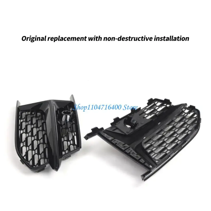 

y1gd Accurate Fit ABS Plastic Fog Lamp Housing Canopies For 2019 2023 C8 Outside Tailoring Set