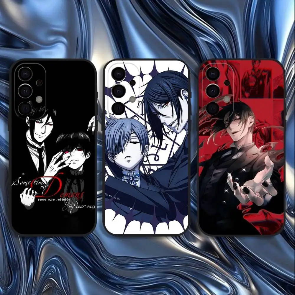 

Anime Black Deacon Phone Case For Samsung S25,S24,S21,S22,S23,S30,Ultra,S20,Plus,Fe,Lite,5G Black Cover
