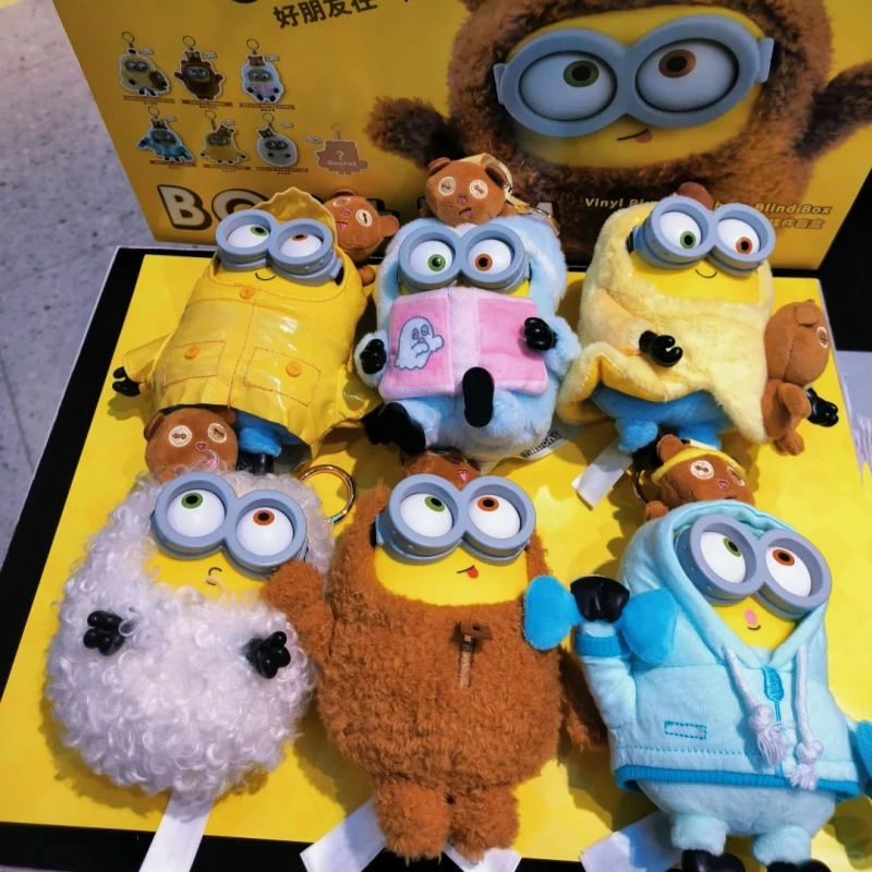 

New Original 52TOYS Minions Bob & Tim Better Together Series Vinyi Blind Box Minions Despicable Me Anime Figures Decor Toy Gifts