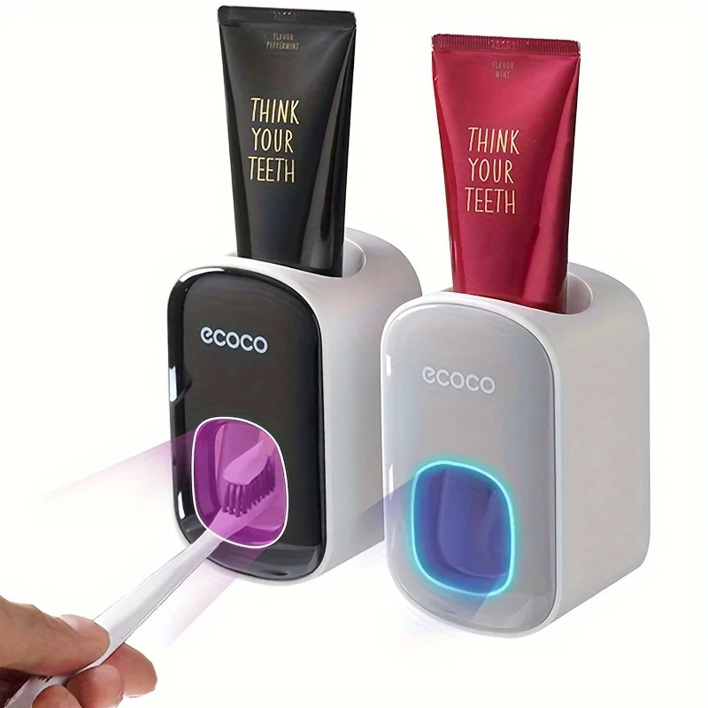 Automatic High-end Toothpaste Squeezer - Fully Wall-mounted Toothpaste Holder without Drilling Holes for Bathroom, Home Use 2025