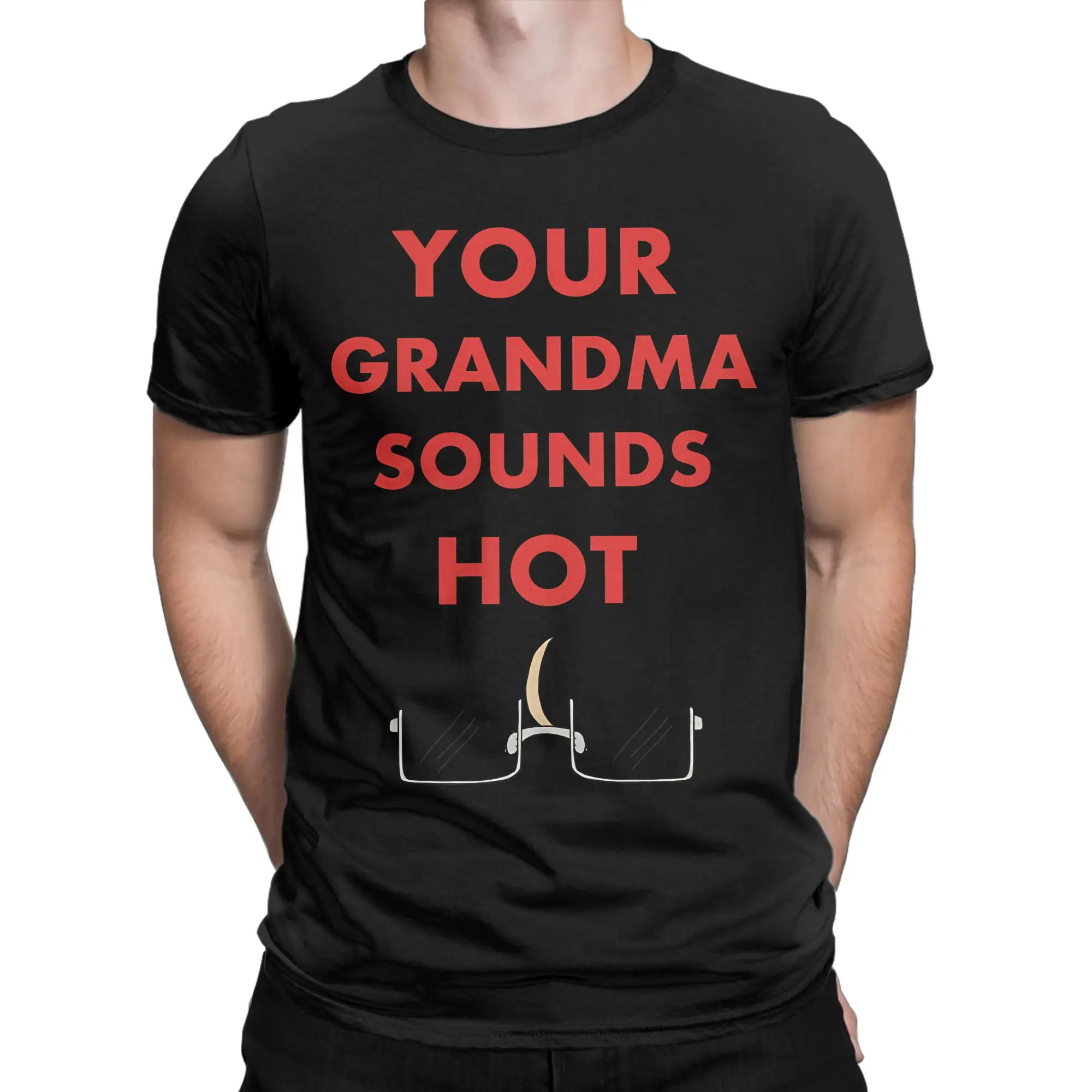 Your Grandma Sounds Hot- Alfred Jones  T Shirt Summer Hetalia Vintage T-Shirts 100% Cotton Fashion Tee Shirt For Men Casual Tees