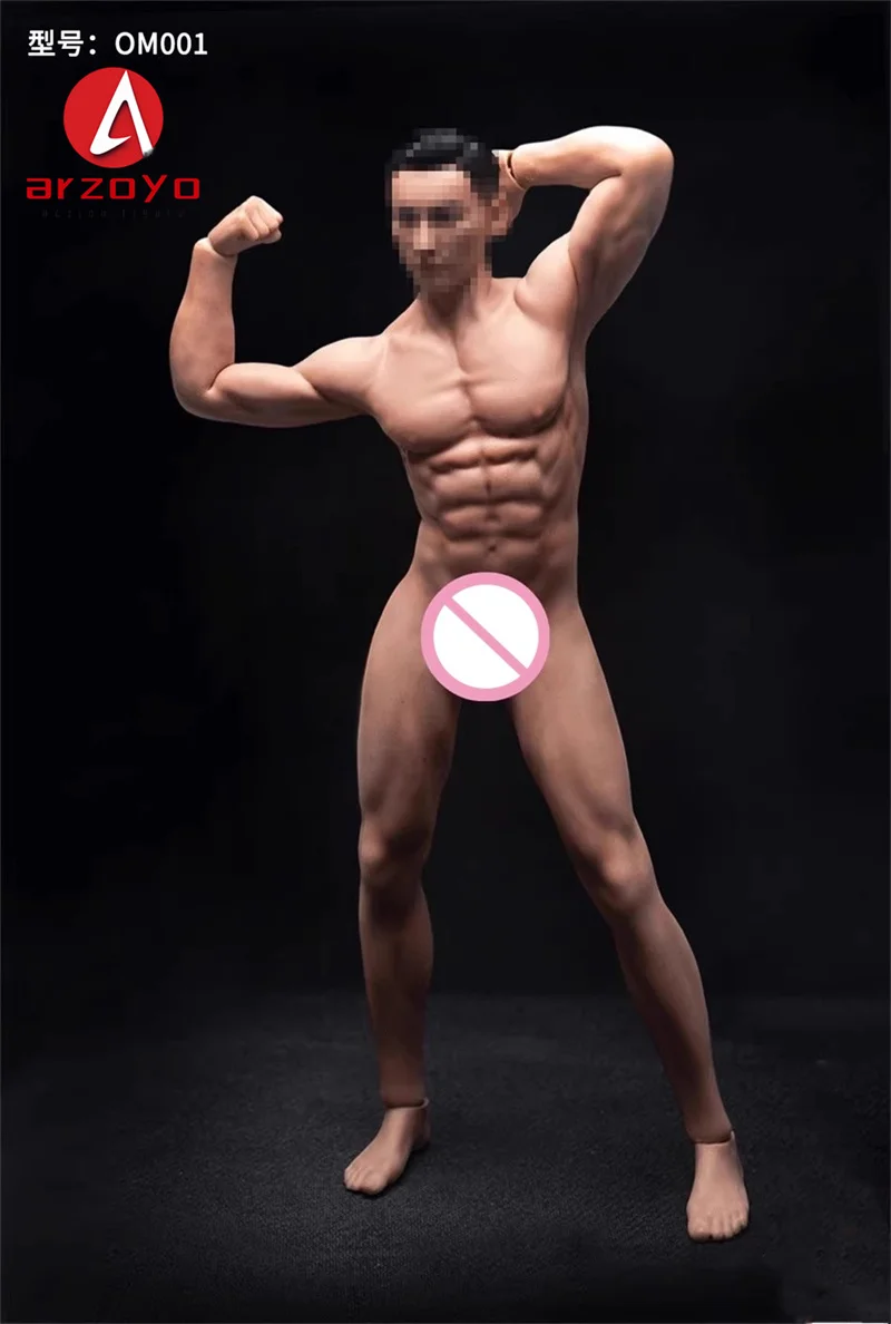 In Stock OCTPLY OM001 1/6 Scale Steel Stainless Skeleton body Super Flexible seamless Muscle Male Figure Body Doll