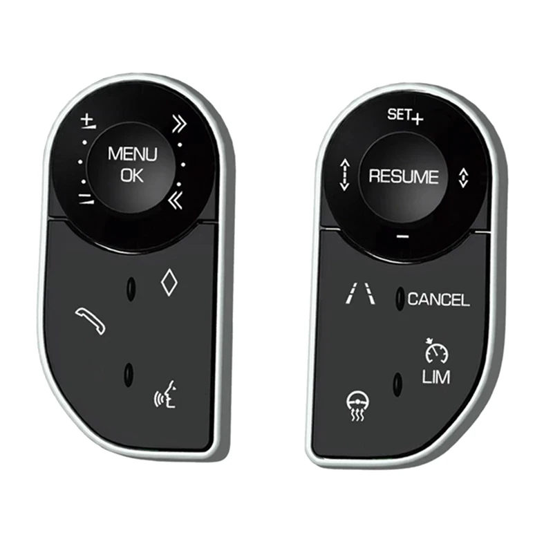 Car steering wheel LCD touch button 2014-2017 head unit on both sides key accessories