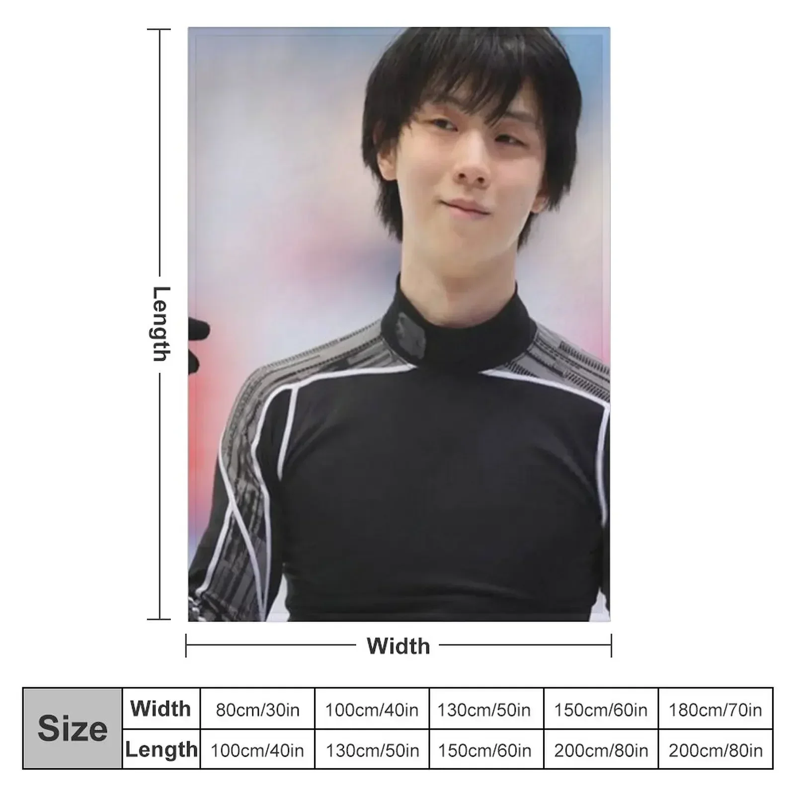 Yuzuru Hanyu Throw Blanket heavy to sleep Beach Soft Plaid Flannels Blankets