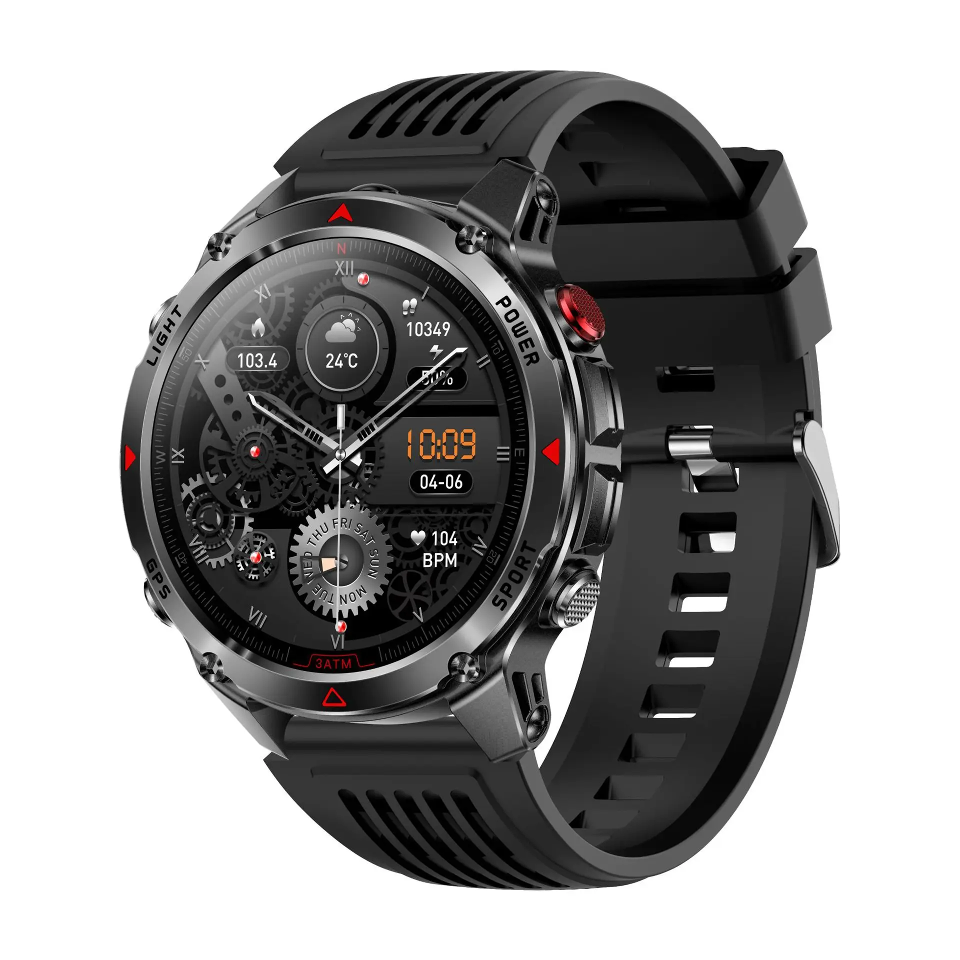 Smart watch cross-border dedicated heart rate HRV sleep monitoring outdoor sports air pressure compass GPS sports watch