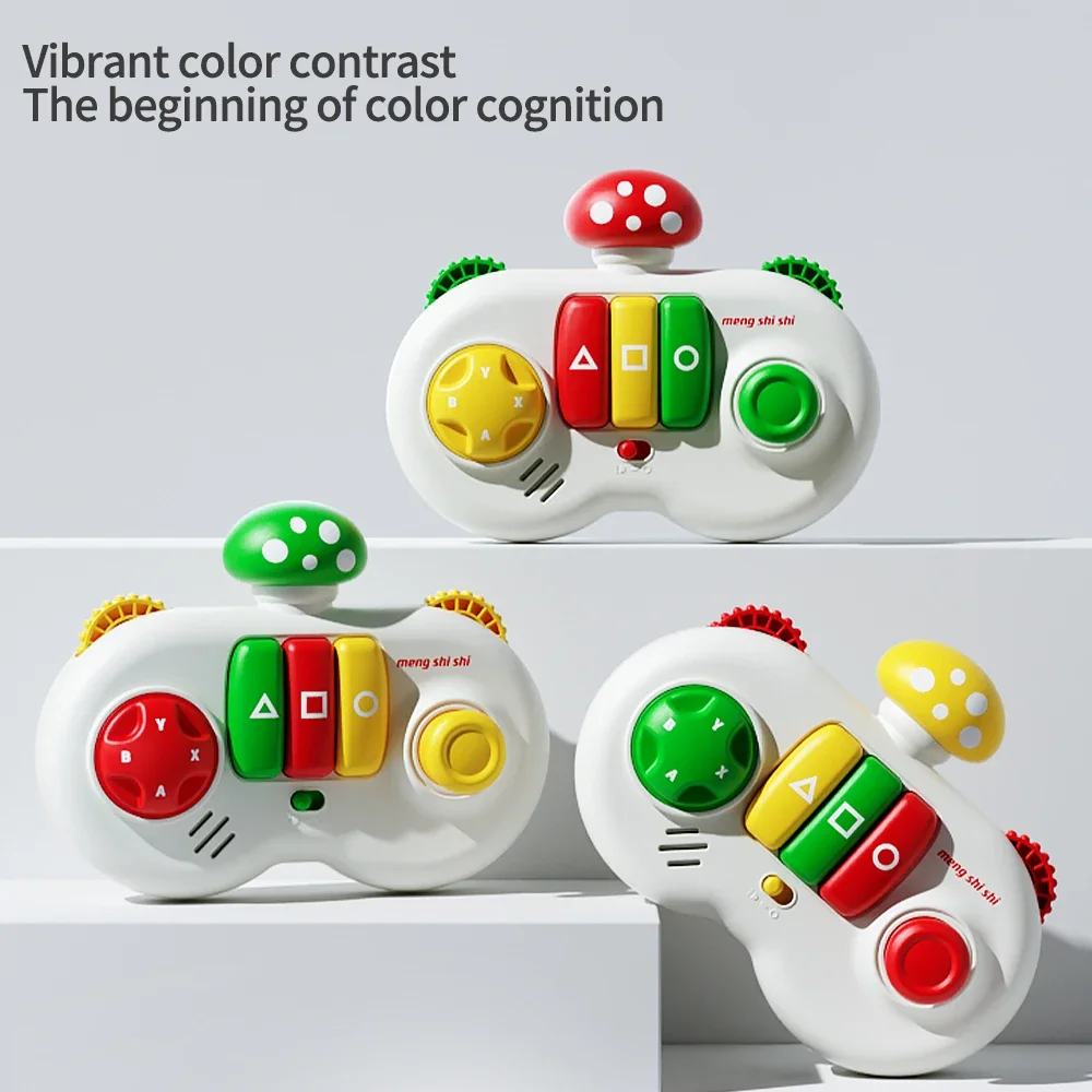 Multi-functional baby puzzle simulation game controller learning machine finger piano toy