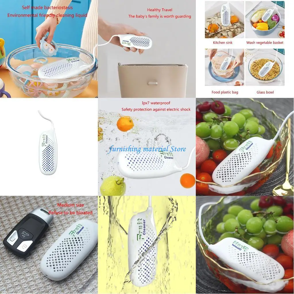 

Y5GD Fruit & Vegetable Washer Mini Washing Machine Portable Washing Machine Washer Machine Cleaner for Fruit Vegetables