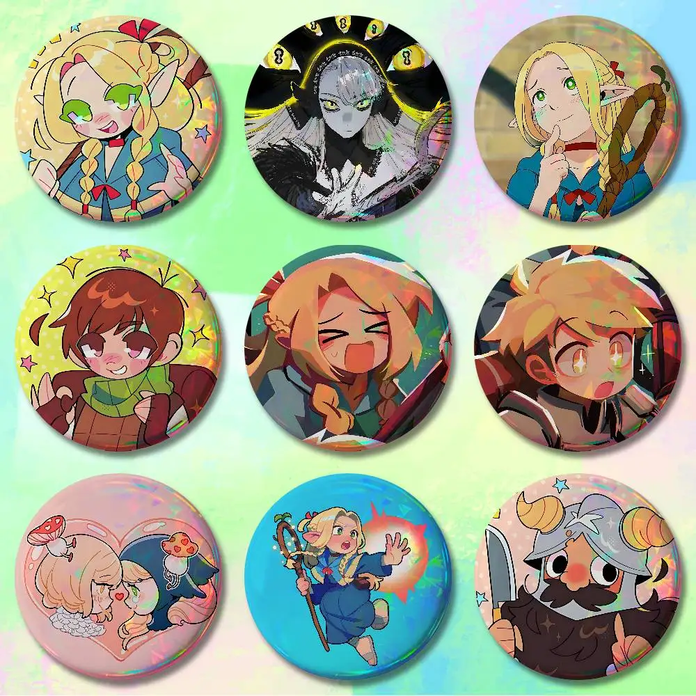D-Delicious in D-Dungeon 32mm 58mm 75mm 44mm 25mm Anime Badges Brooches DIY Pins Decorations Birthday Gifts