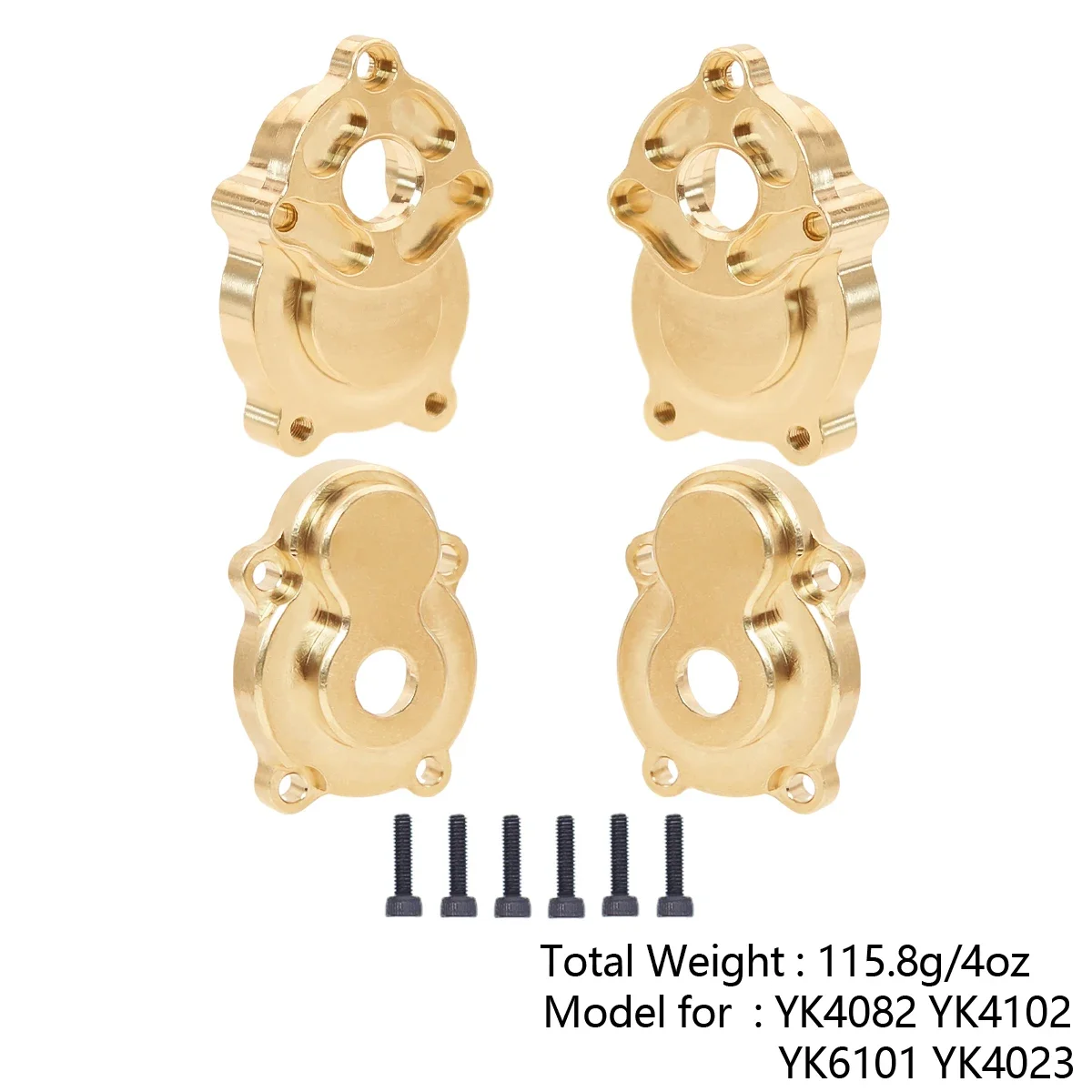 Metal Brass Counterweight Parts YIKONG YK4102 YK4103 Yk4082 YK4083 MJX 8H8 RC Remote Control Car Spare Parts