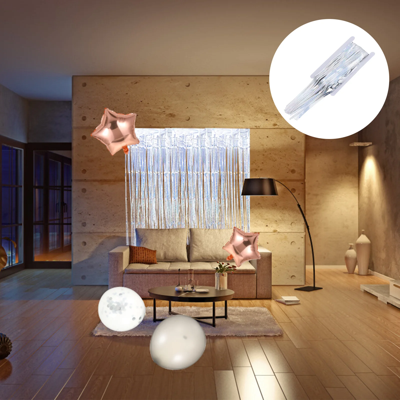 

Rain Tassel Curtain Sparkly Fringe For Wedding Party Decoration Festival Glossy Background Stage Prop Scene Layout Decor