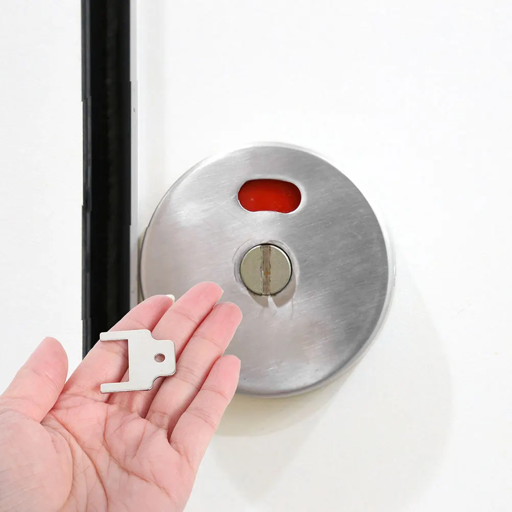 

8pcs Paper Towel Dispenser Key Metal For Toilet Paper Holder In Public Restrooms Schools Stations
