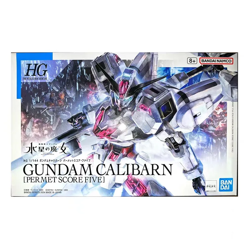 Bandai Figure Gundam Model Kit Anime Figures HG Calibarn Permet Score Five Mobile Suit Gunpla Action Figure Toys For Boys