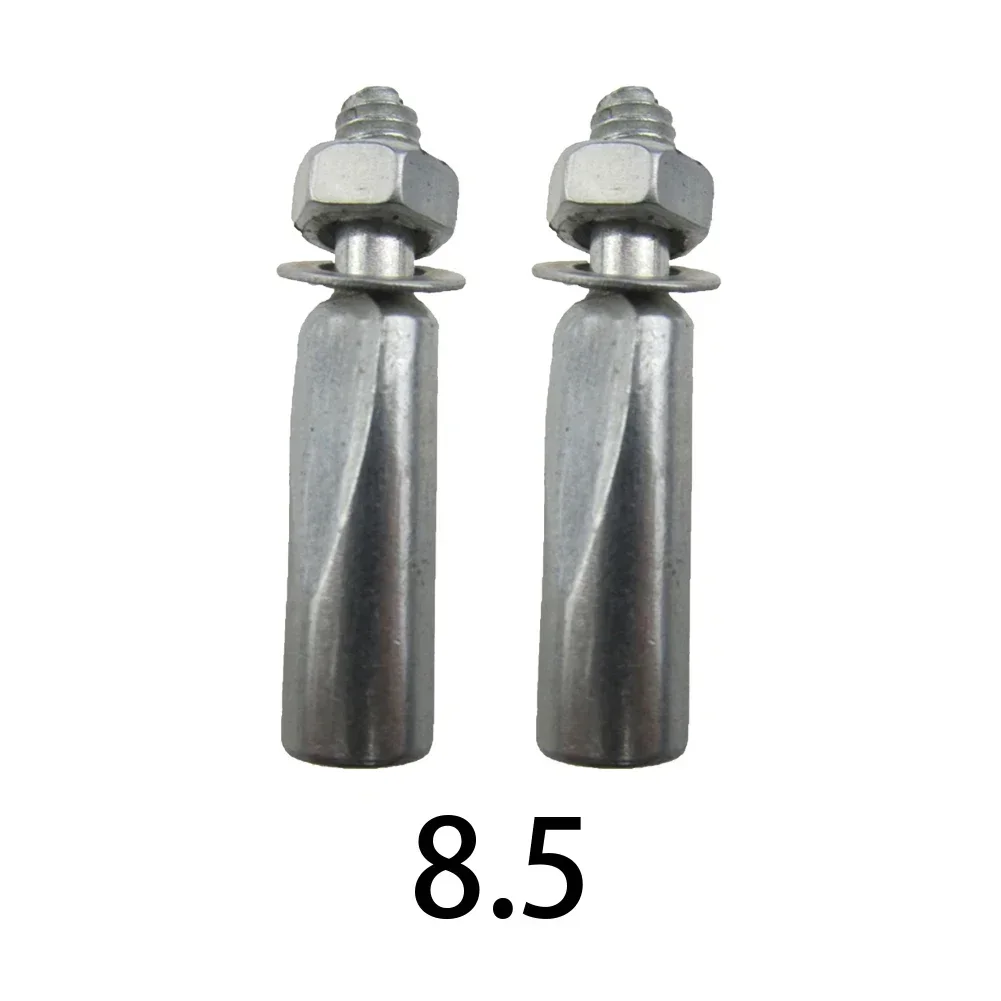 2pcs Bikes Crank Wedges 8.5mm /9.0mm Bottom Bracket Wedge Short Chain Plate Pins Bicycle Cycling Silver Replacement Accessory