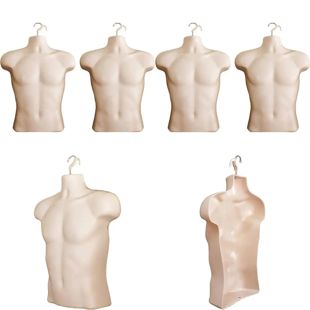 

Men's Mannequin with Rounded Waist, Hanging Hook, S-M Sizes