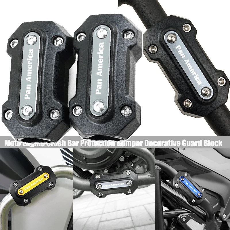 

Motorcycle ABS Engine Bumper Protection Decorative Crash Bar Block Accessories For PAN1250 Harley PAN AMERICA 1250 S PA1250S