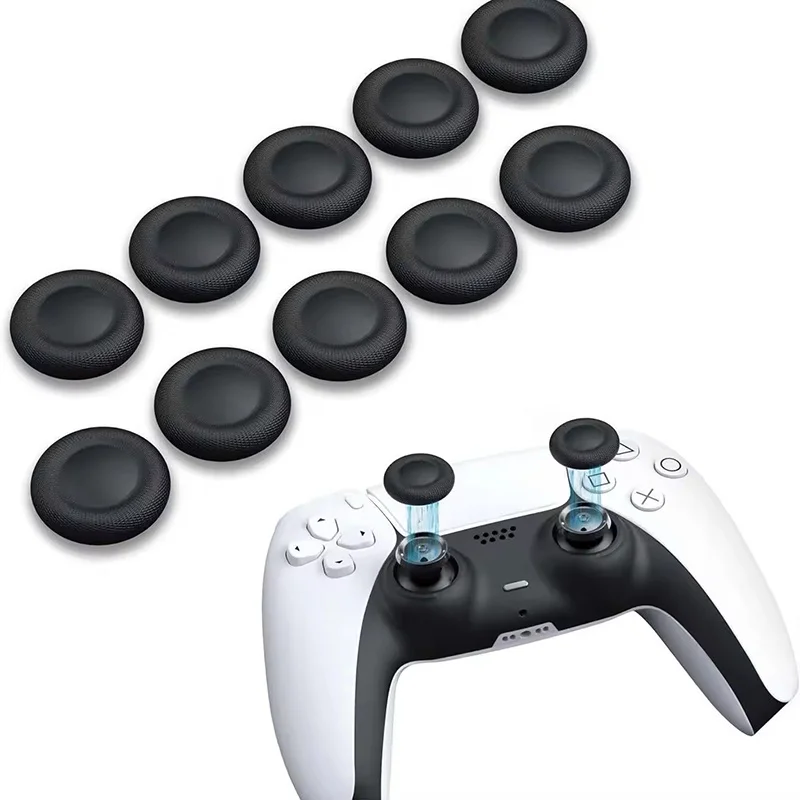 1–3 Paar weiche Silikon-Daumengriffkappen für PS5/PS4-Controller, rutschfeste Joystick-Abdeckung, Ersatz-Gamepad-Reparatur-Zubehör-Set