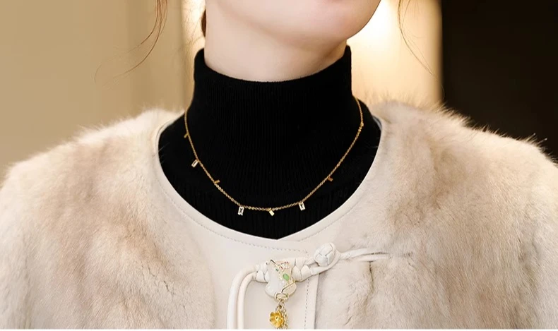 معطف فرو المنك الحقيقي من AYUNSUE ملابس حريمي معاطف فرو حقيقي فاخرة امرأة جديدة في ملابس خارجية سترة شتوية دافئة 2025 شوبانا Жenca #4