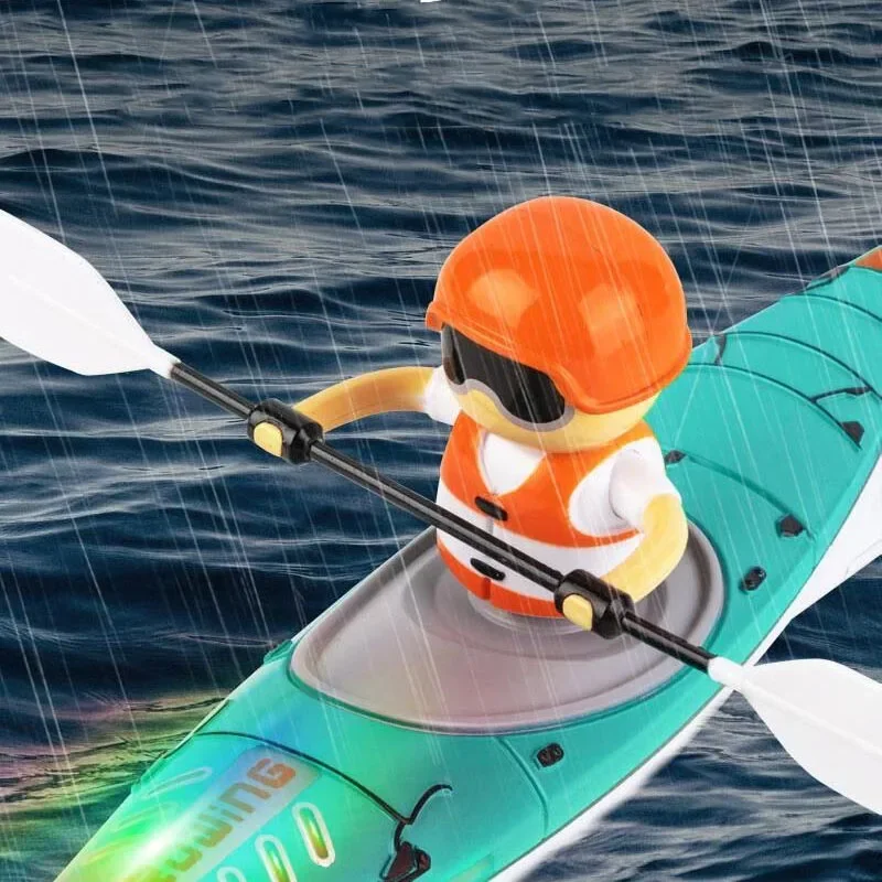 Remote Control Boat Model Toy Waterproof Rechargeable Rowing Realistic Electric Boat Boys Children's Boat