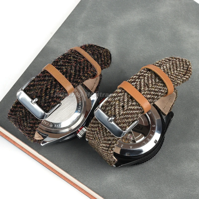 Nylonowy skórzany pasek 18mm 20mm 22mm pasek Quick Release miękka sportowa wygodna bransoletka do wymiany bransoletki Seiko od zegarków