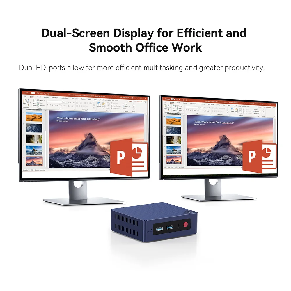 비링크 미니 S13 인텔 프로세서 트윈 레이크-N150 미니 S N5095 N95 N100 미니 PC DDR4 8G 128G 16G 500G 윈도우 11 데스크탑 컴퓨터 썸네일 4