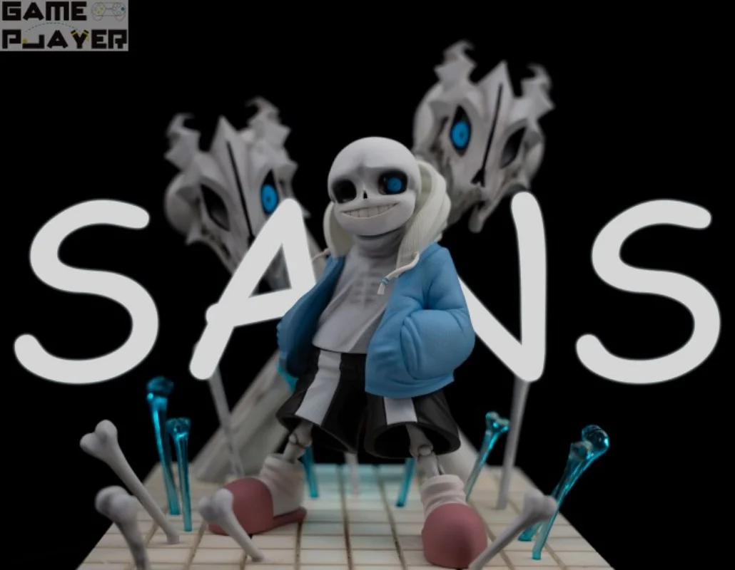 29Cm Game Player Studio Gk Undertale Sans Anime Action Figure Collectible Ornament Model Garage Kit Statue Doll Toys Gift