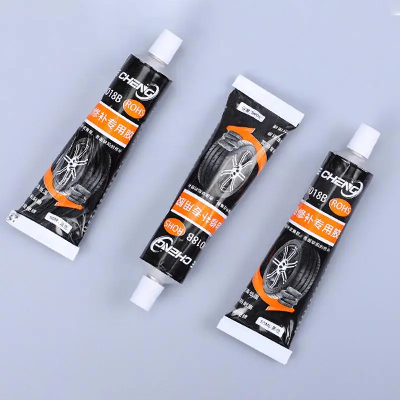 Tire Repair Black Glue Car Tyre Liquid Strong Rubber Wear-resistant Tire Repair Sealant Liquid Tire Crack Repair Adhesive Glue