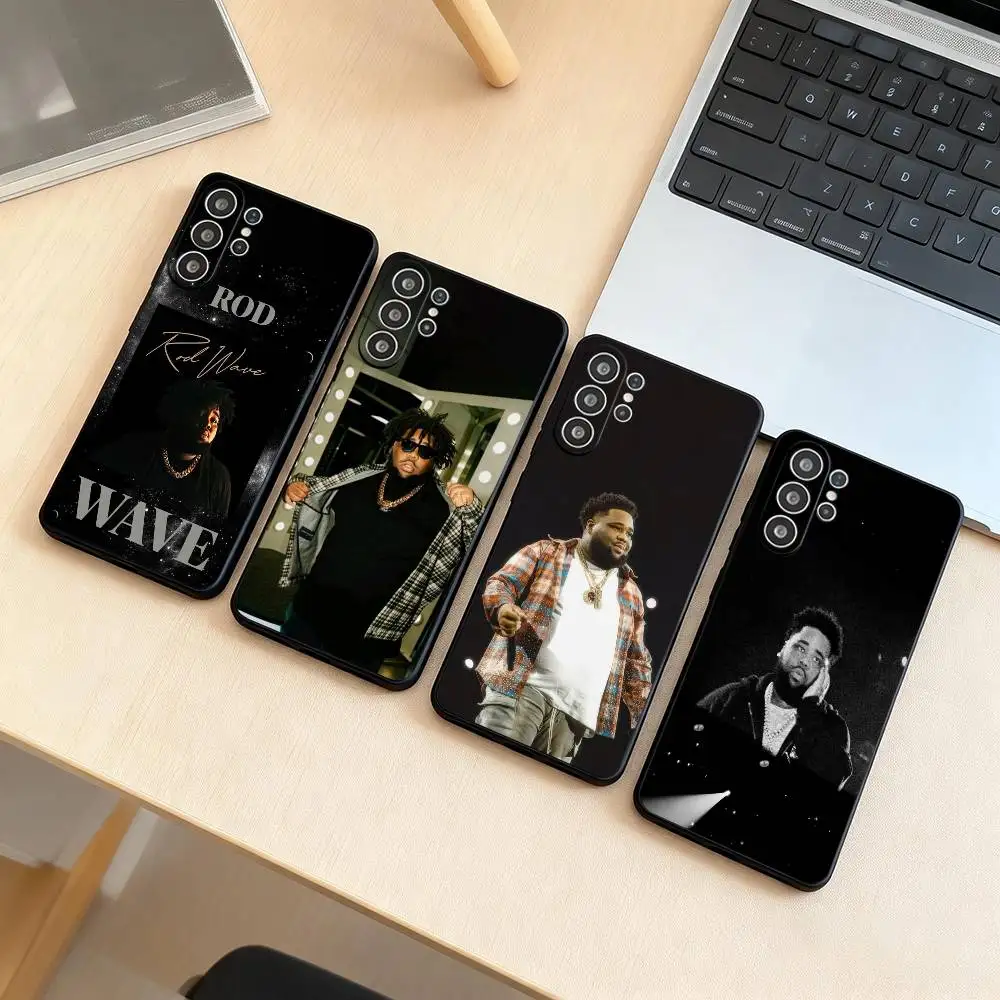 Rod Wave Hot R-Rapper RW  Phone Case Black Silicone Soft For Samsung S25,S24,S21,S22,S23,S30,Ultra,S20,Plus,Fe,Lite Gift