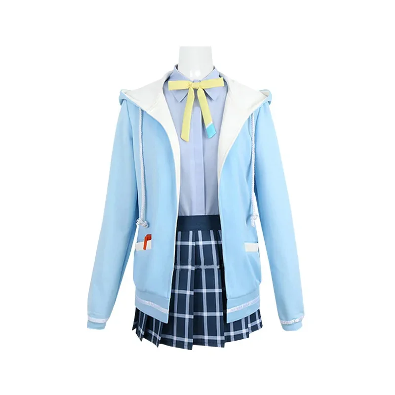 LoveLive! Tennouji Rina Cosplay Costume Nijigasaki High School Idol Club Rina JK Uniform Skirt Tennoji Headwear Halloween Cotume