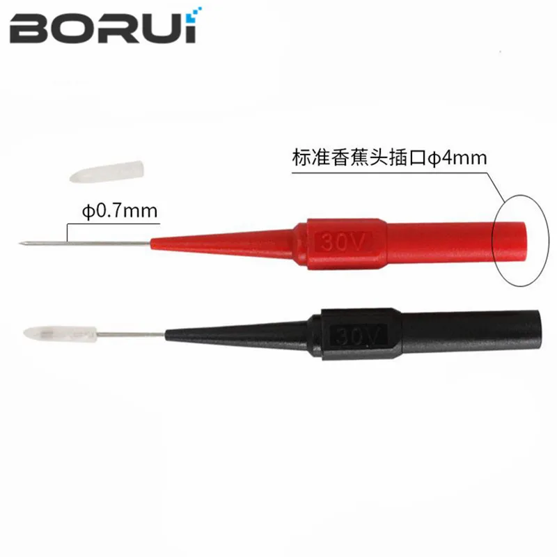 30V Diagnose Werkzeuge Multimeter Test Blei Extention Zurück Piercing Nadel Spitze Sonden Autotools Automotive Auto Kit Maschine