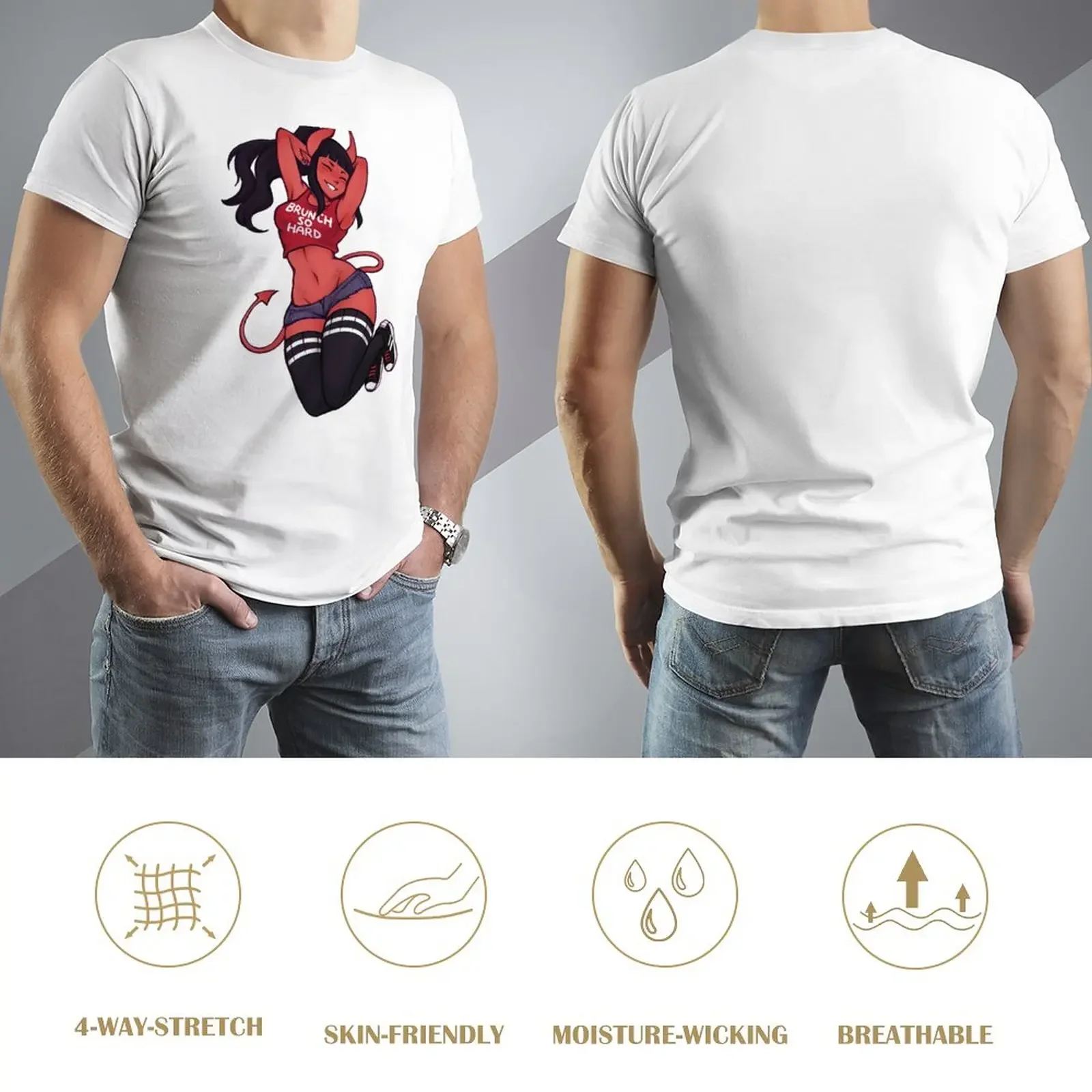 Meru The Succubus Sport Sexy Girl T-Shirt t-shirts man cat shirts Aesthetic clothing men workout shirt